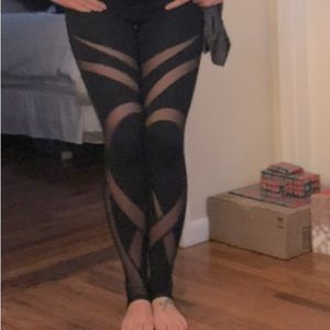 Lululemon Wunder Under High Rise 28” with Mesh